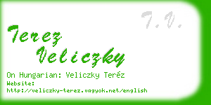 terez veliczky business card